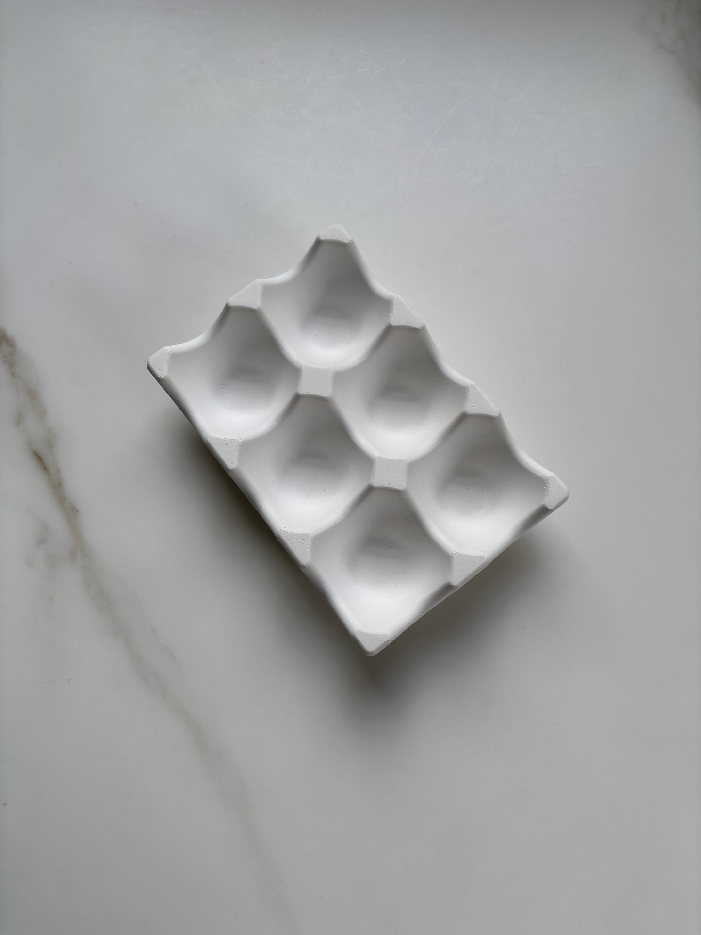 6 Grid Concrete Egg Tray