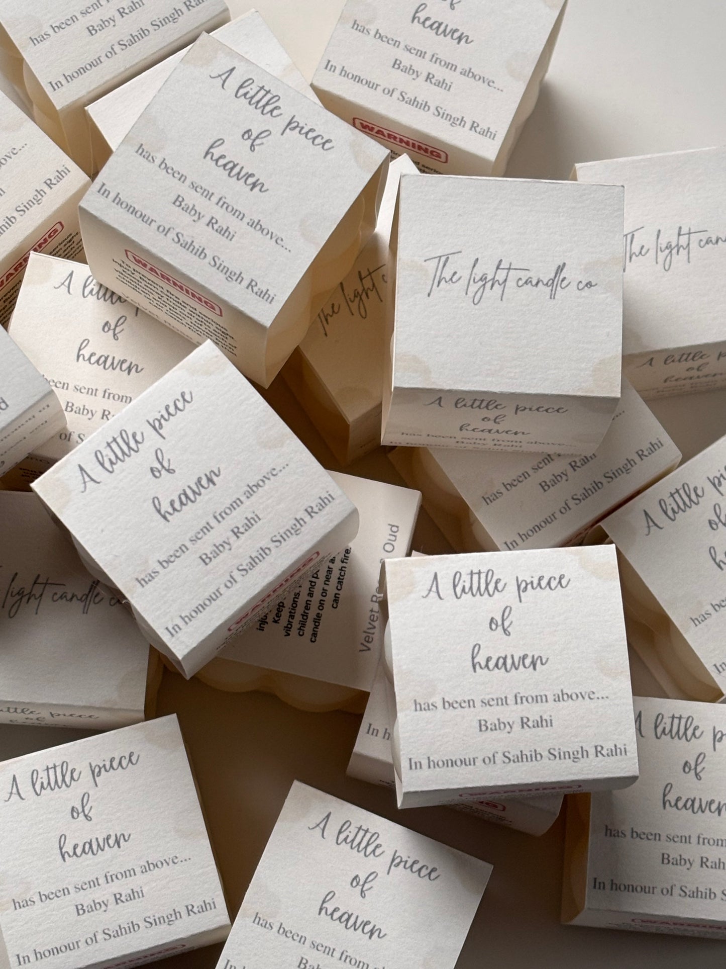 Personalised Mini Bubble Candles Favors