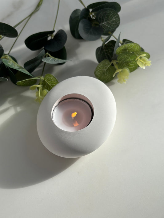Pebble Stone Tea Light Holder