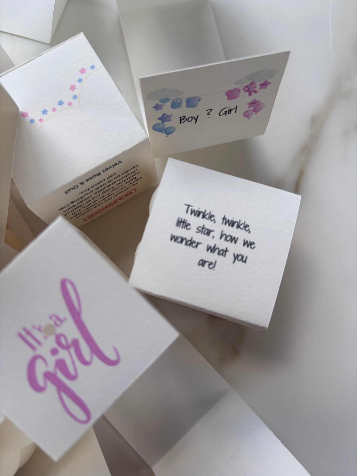 Gender Reveal Favors
