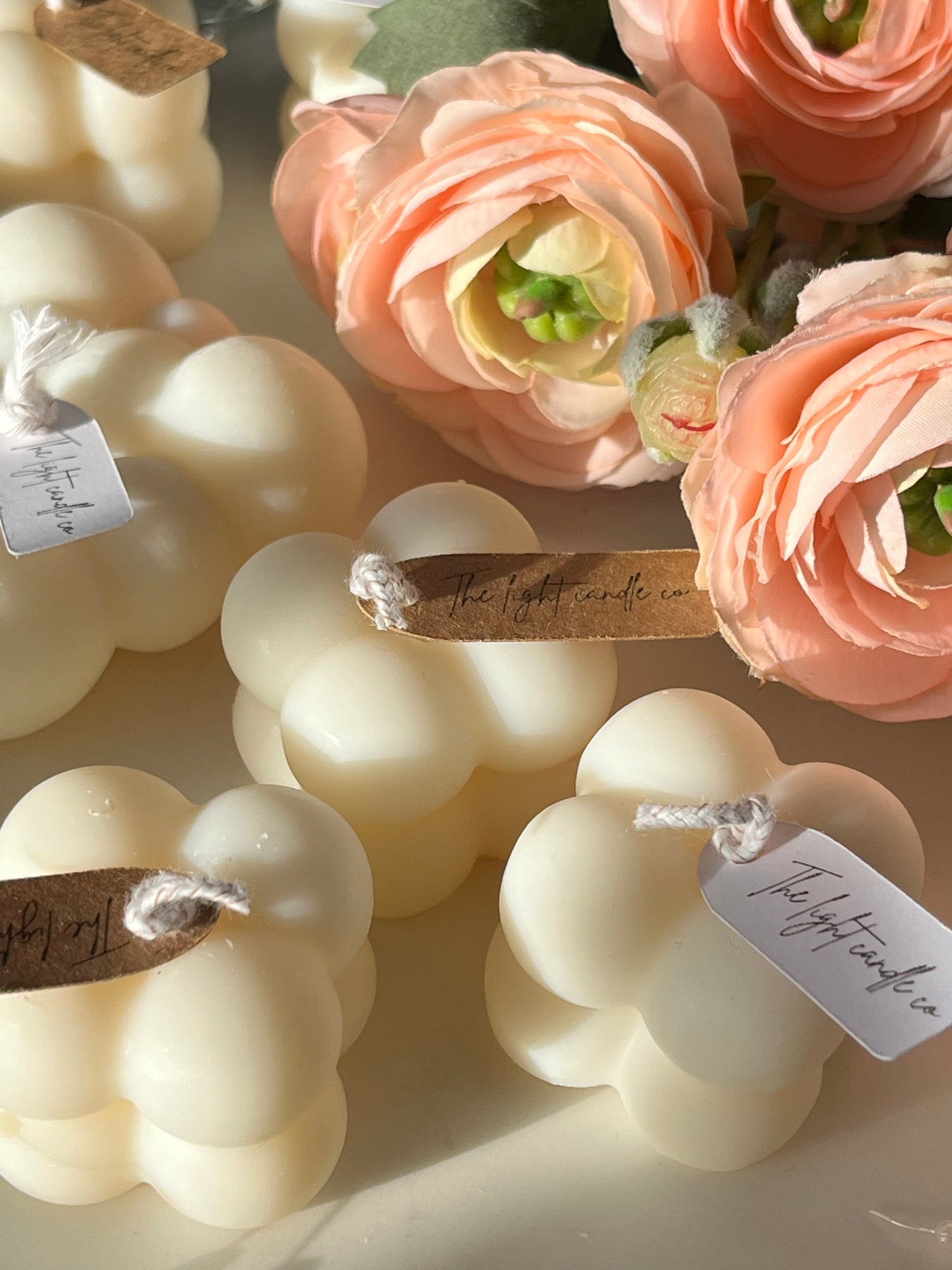 Personalised Mini Bubble Candles Favors