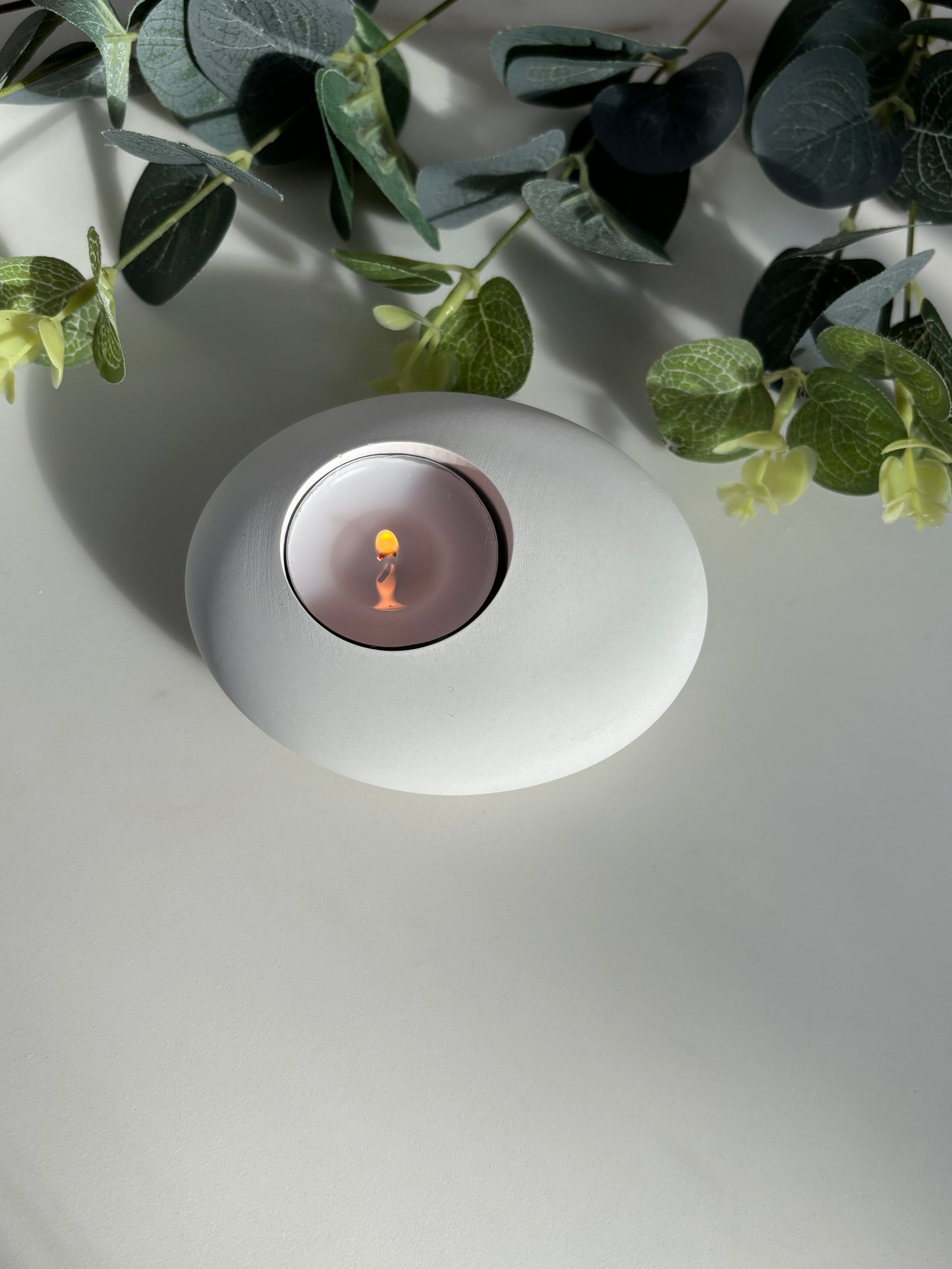 Pebble Stone Tea Light Holder