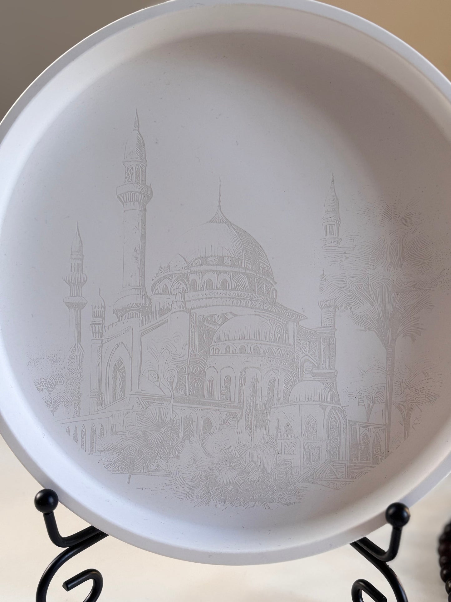 Mosque Silhouette Concrete Tray