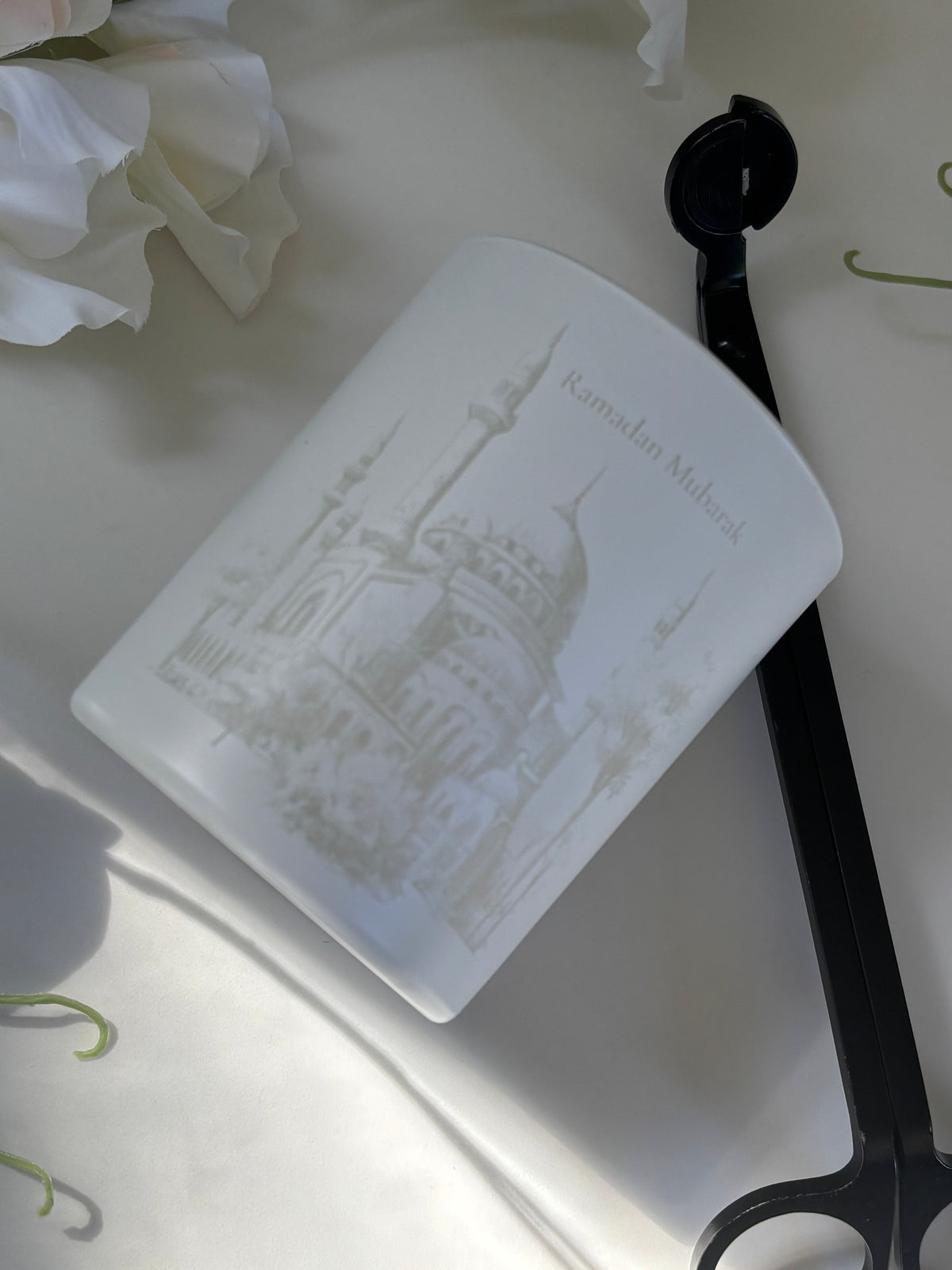 Ramadan Mubarak Mosque Candle