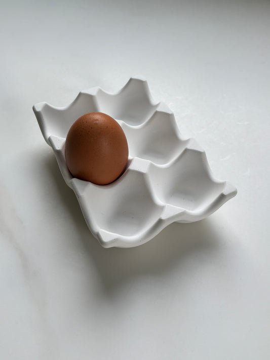 6 Grid Concrete Egg Tray