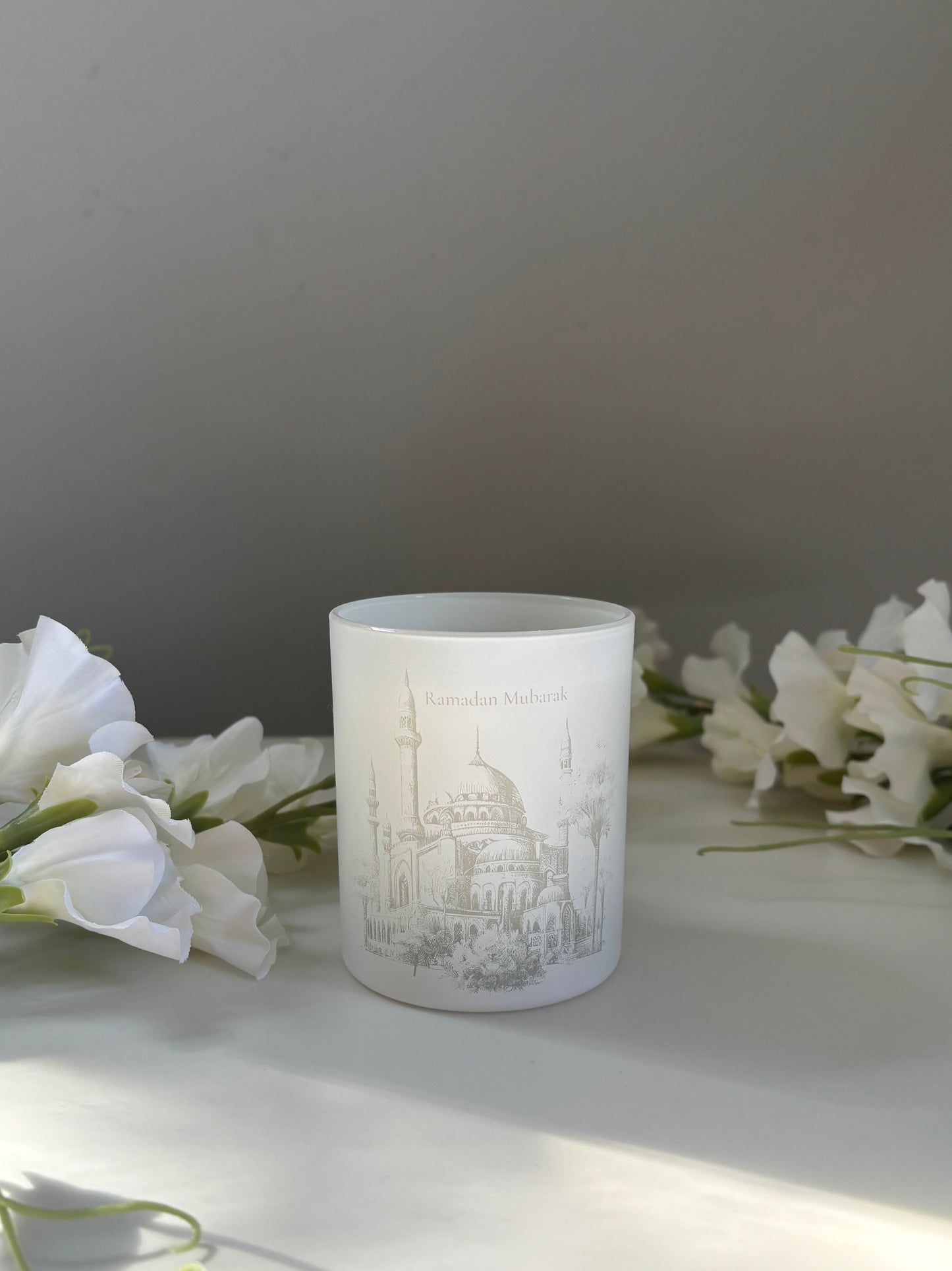 Ramadan Mubarak Mosque Candle