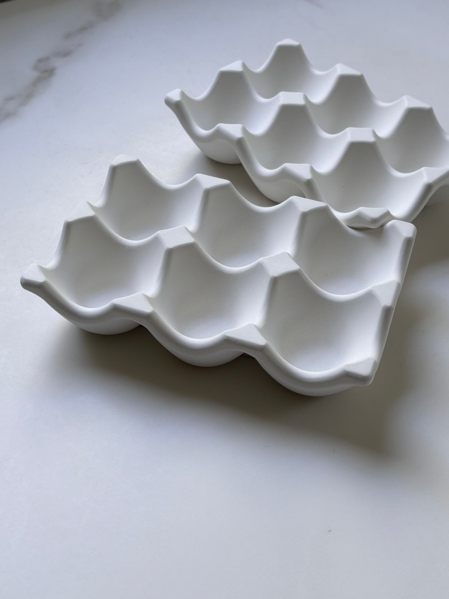 6 Grid Concrete Egg Tray