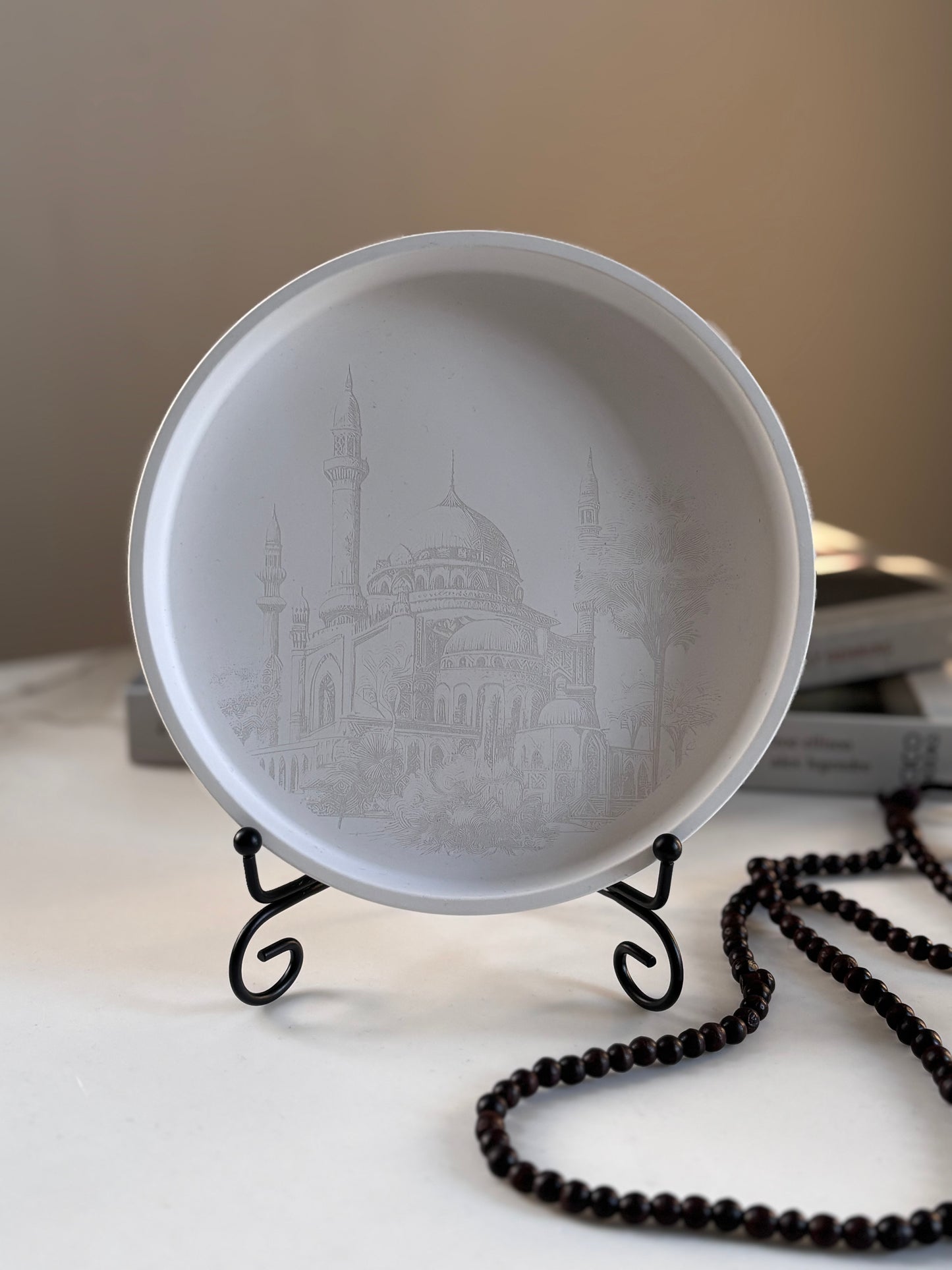 Mosque Silhouette Concrete Tray