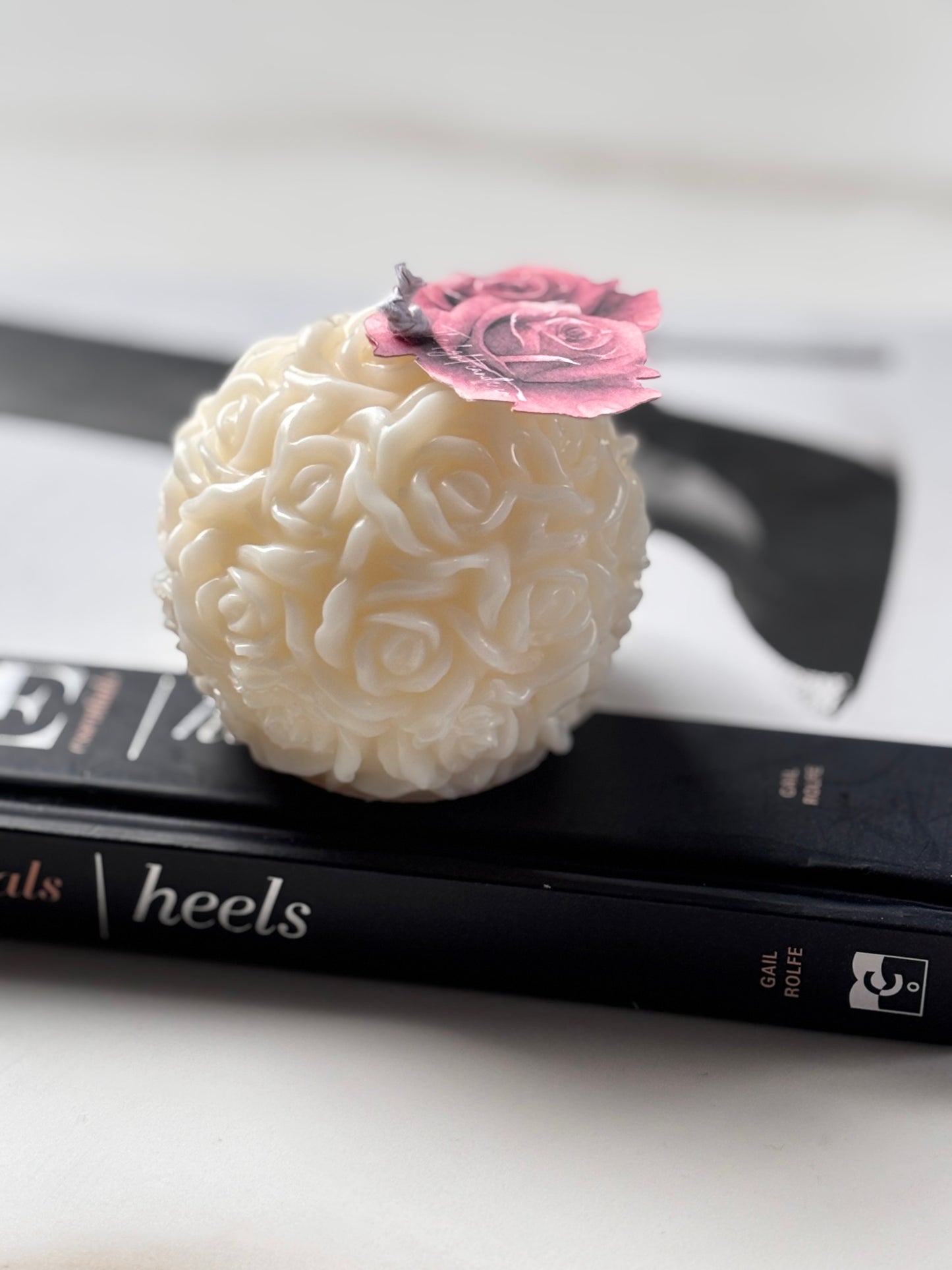 Mini Rose Ball Candle