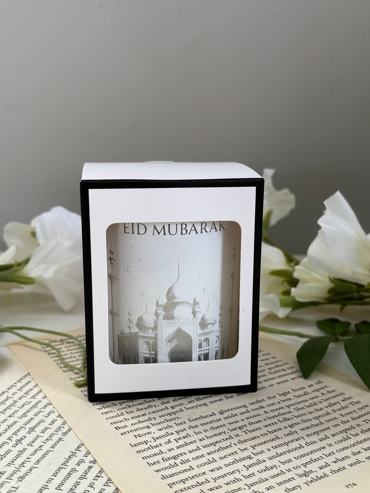 Eid Mubarak Candle | Luxury Islamic Eid Gift | Mosque Home Decor