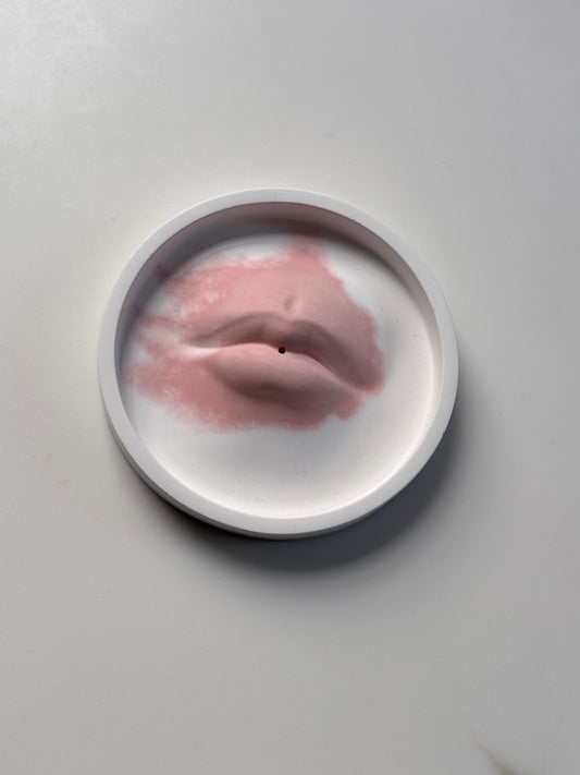Pink Lips Incense Holder