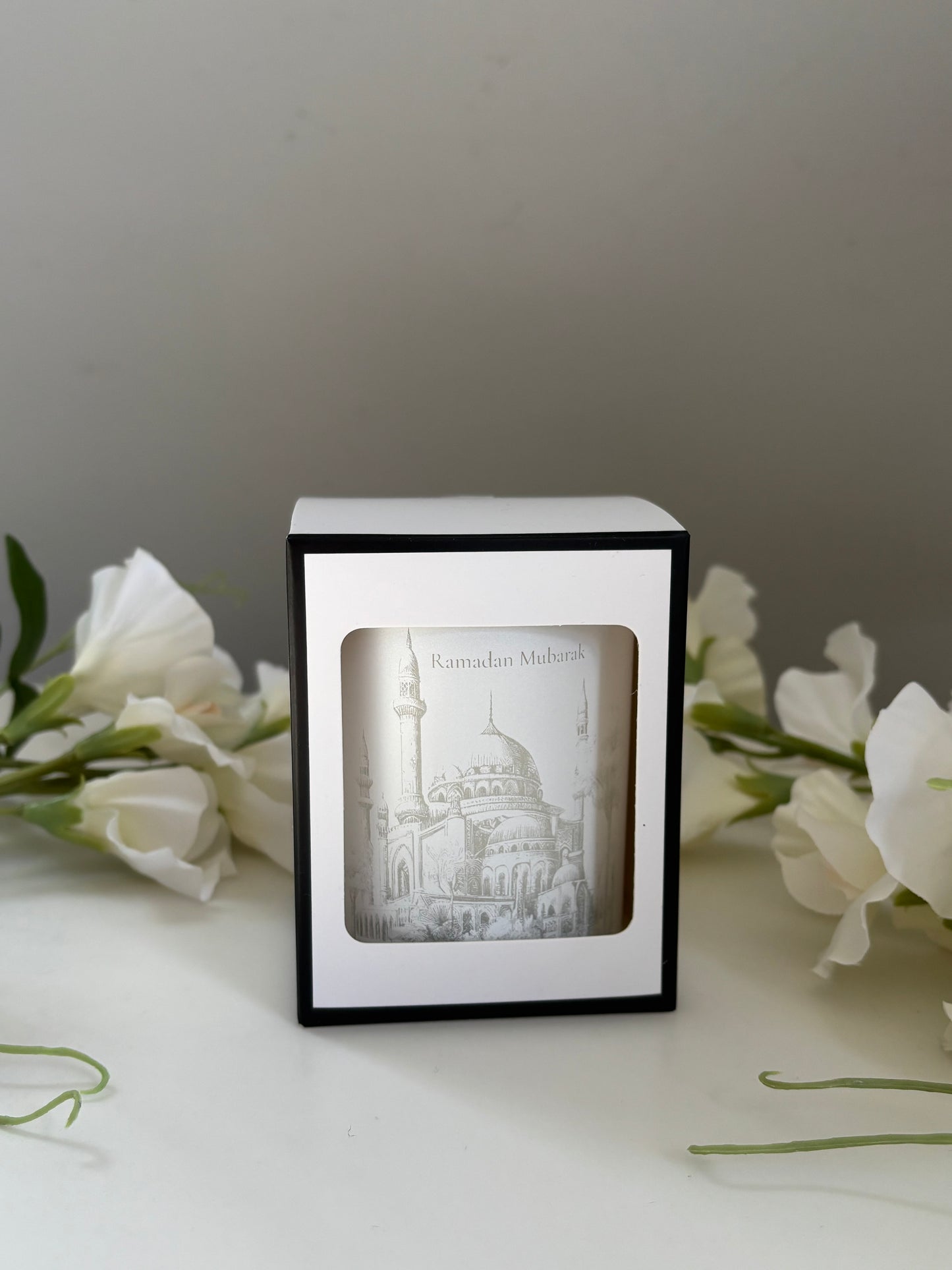 Ramadan Mubarak Mosque Candle