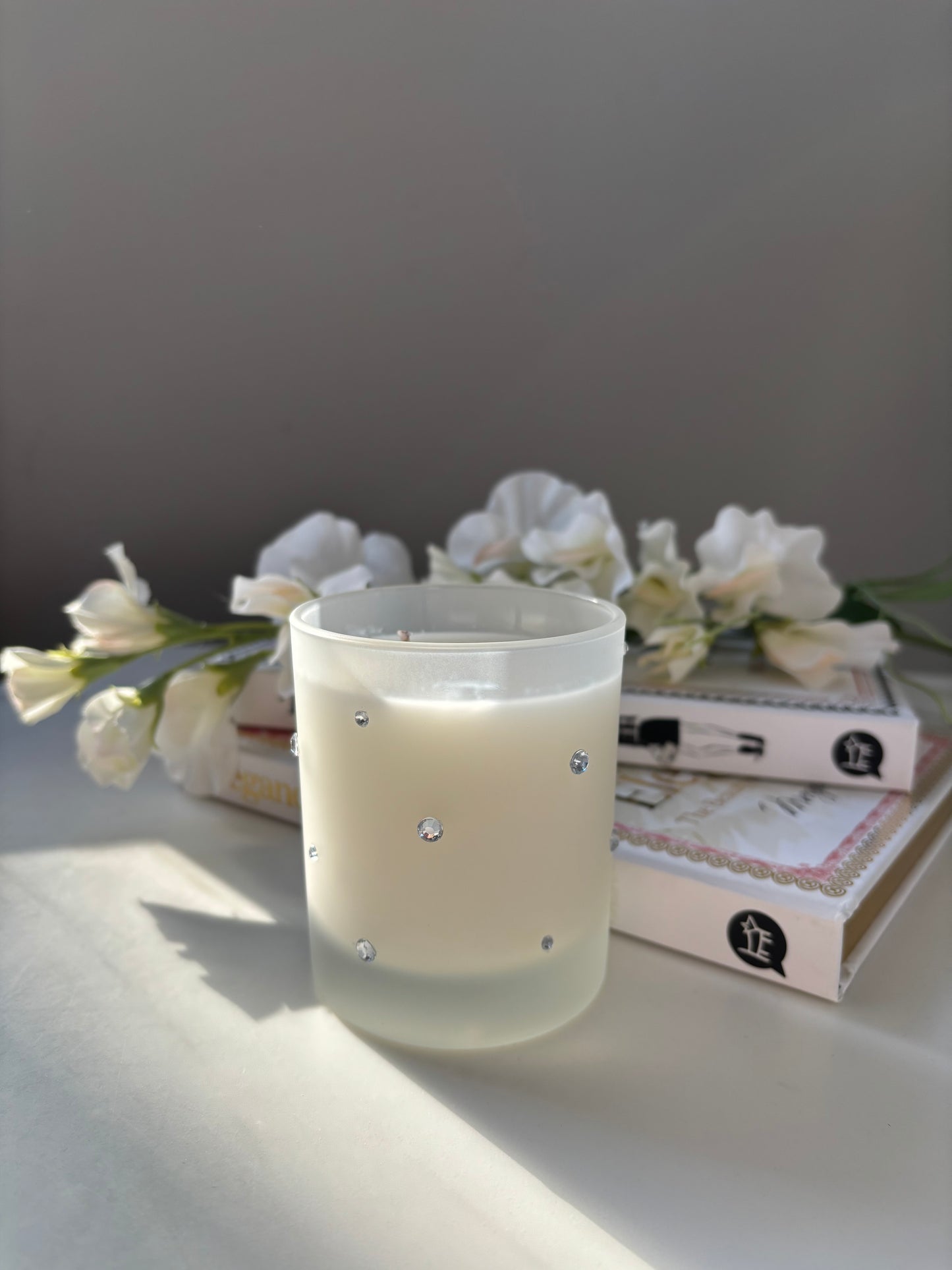 Scattered Stars Diamanté Candle