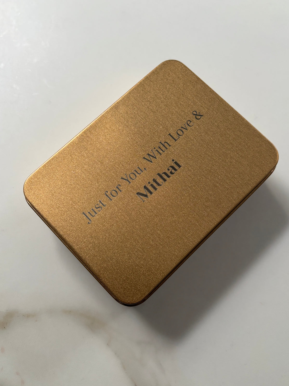 Personalised Engraved Mithai Box | Luxury Wedding & Celebration Gift