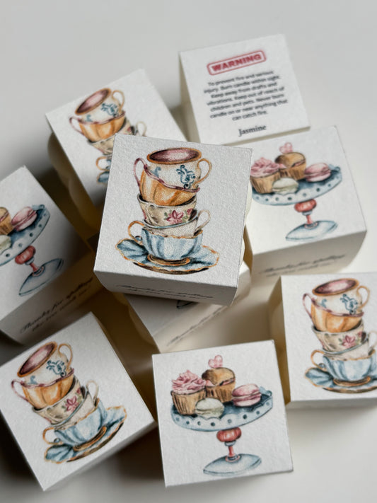 Vintage tea party favours 