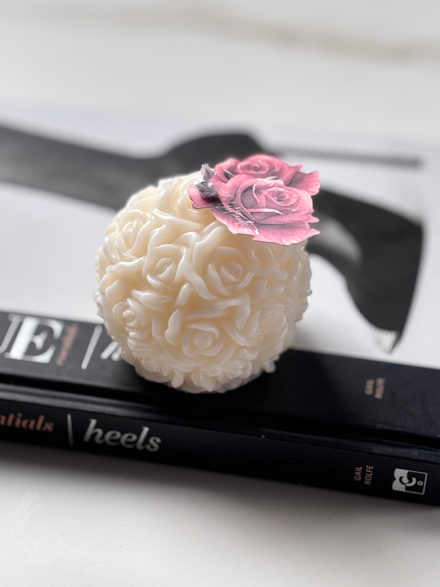 Mini Rose Ball Candle