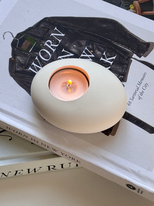 Pebble Stone Tea Light Holder