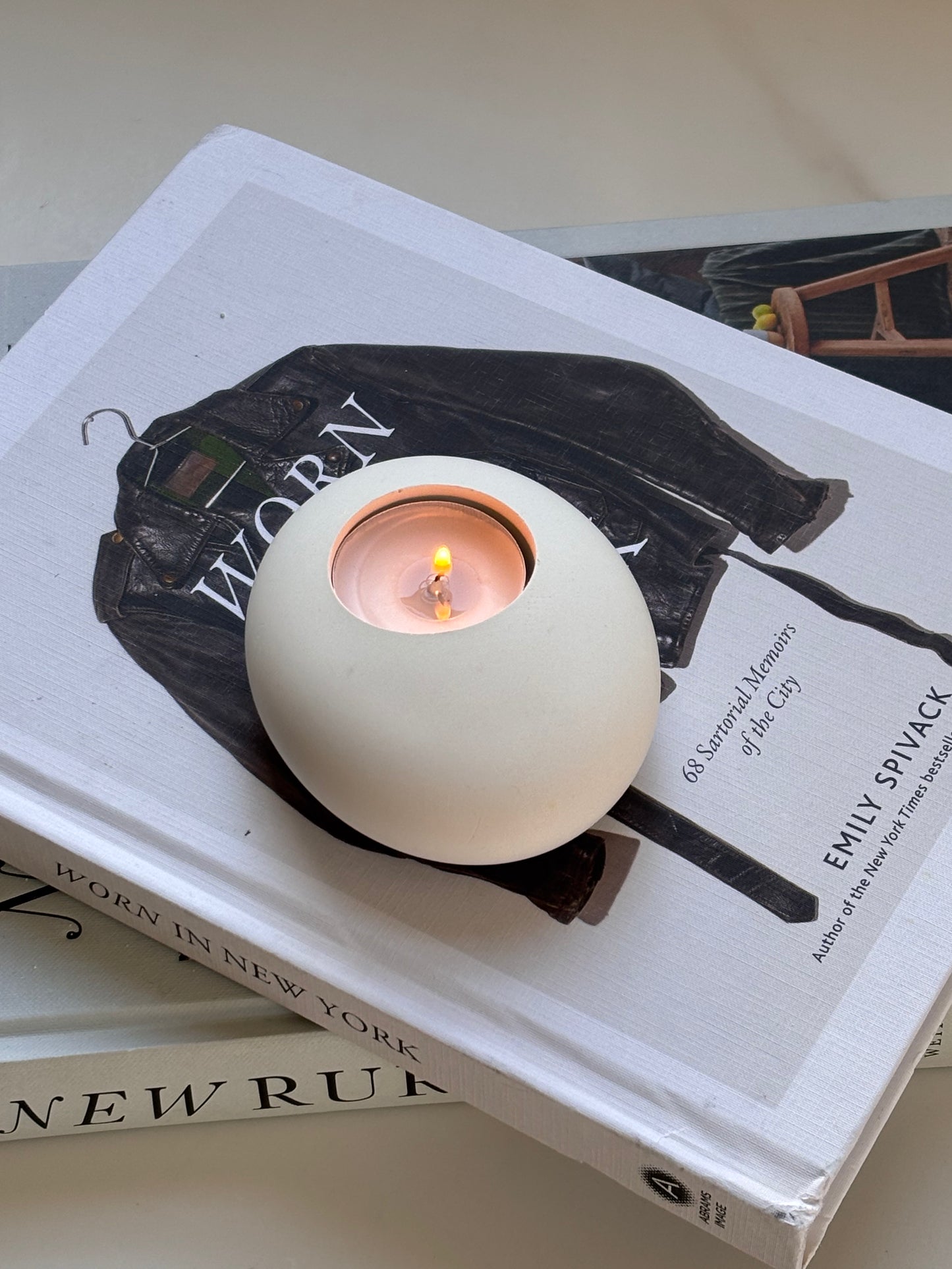 Pebble Stone Tea Light Holder