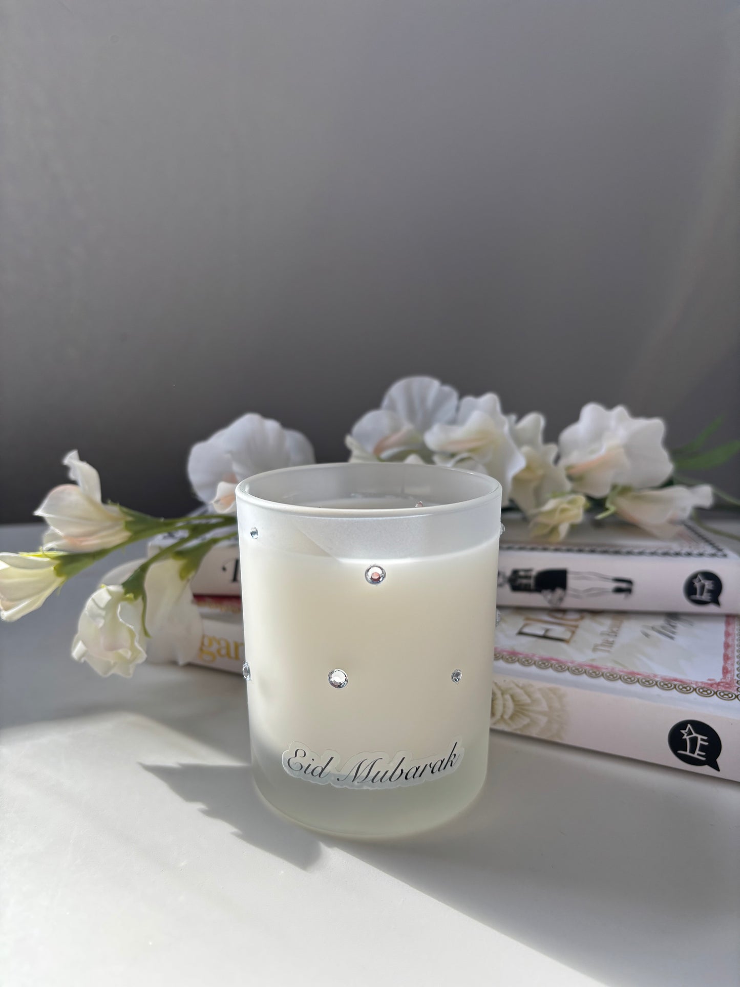 Eid Mubarak Diamanté Candle