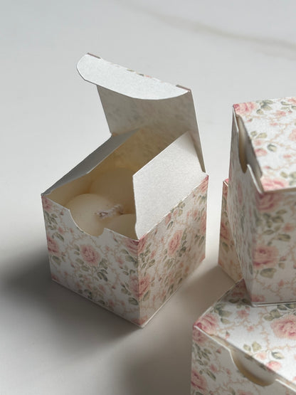 Custom Candle Favour Boxes | Mini Bubble Candles